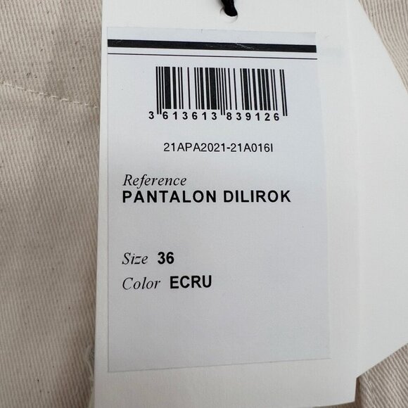 Isabel Marant Étoile Dilirok Pants in Light Beige Shade  Size 36 (USA 4 )NWT - Picture 11 of 15